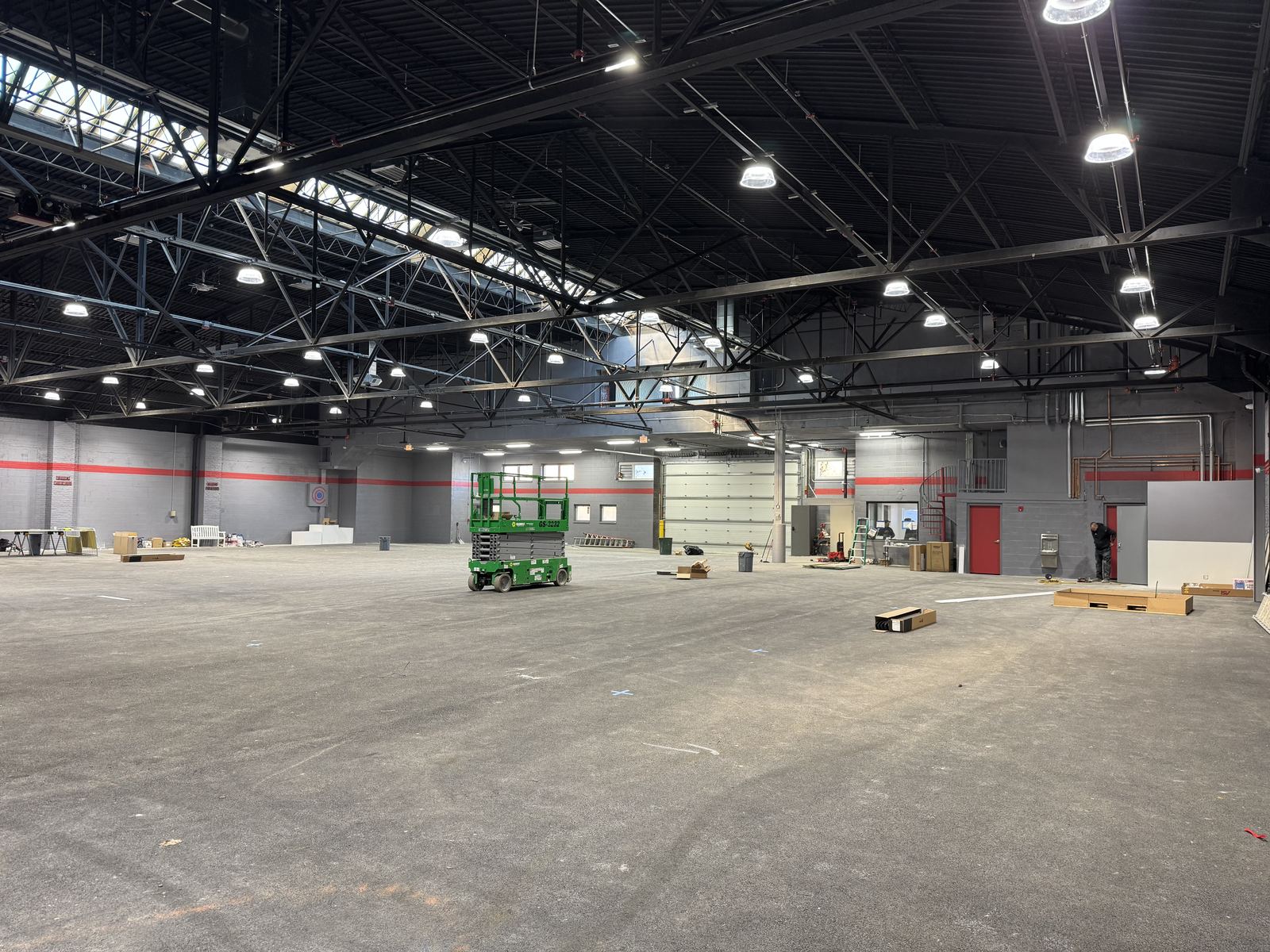 Commercial lighting project completed by Peak Property Electric